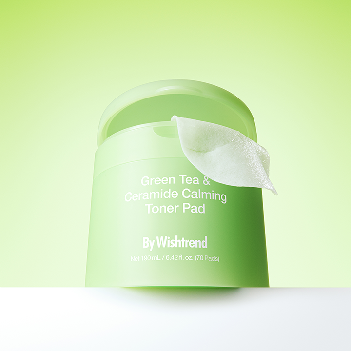 Green Tea & Ceramide Calming Toner Pad