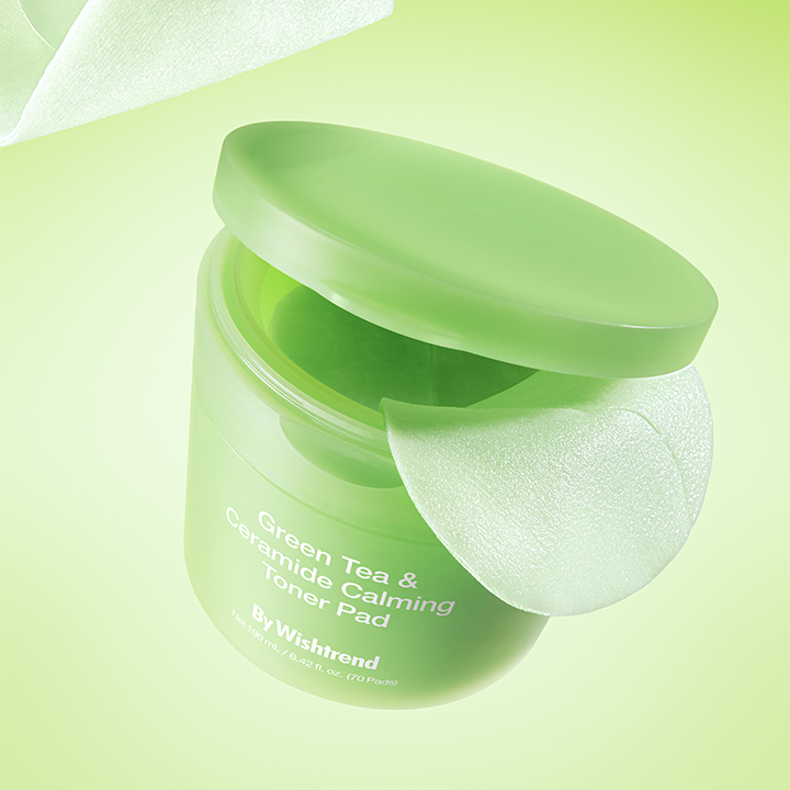 Green Tea & Ceramide Calming Toner Pad