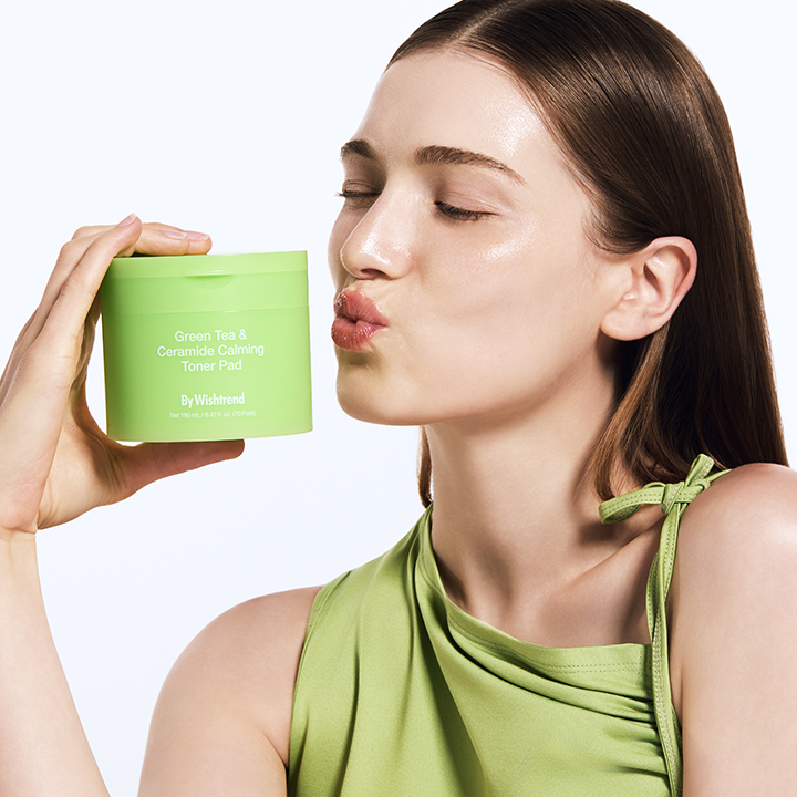Green Tea & Ceramide Calming Toner Pad