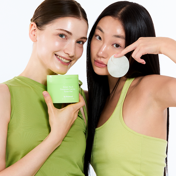 Green Tea & Ceramide Calming Toner Pad